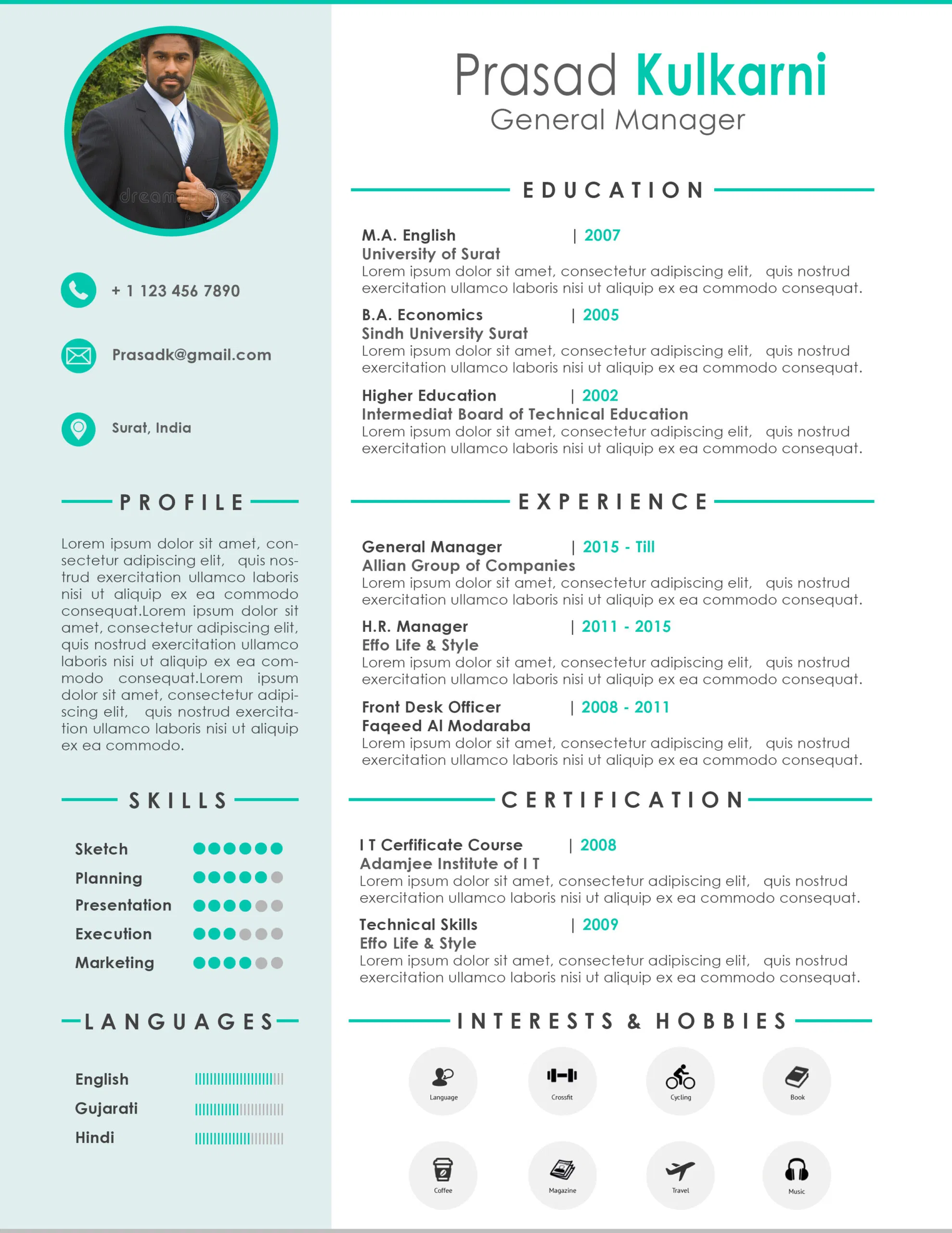 Brixol Premium Resume Template Preview 10